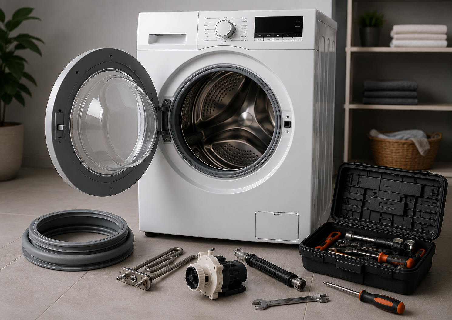 Front load washing machine service