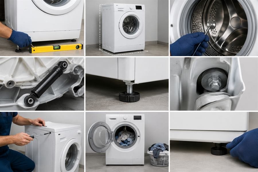 Washing machine noise and vibration service