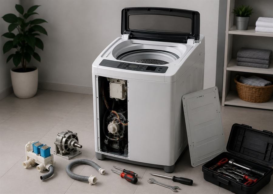 Top load washing machine service