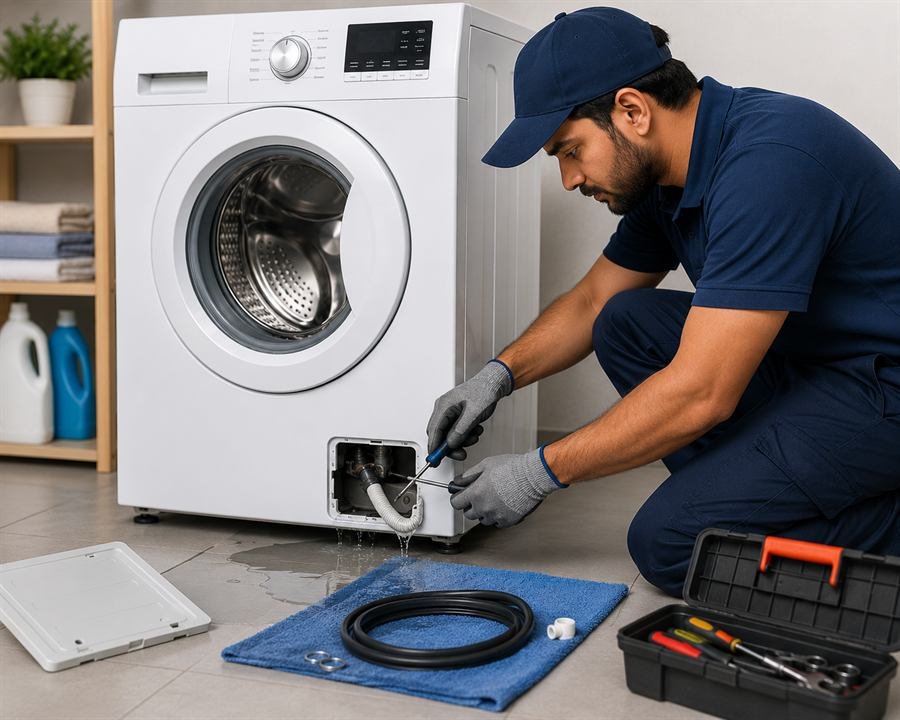 Washing machine water leakage fix